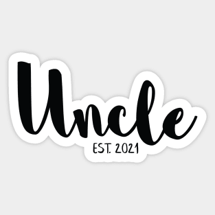 Uncle Pregnancy Announcement Sticker